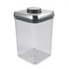 OXO SteeL 4-Quart POP Square Food Storage Container Organize With OXO