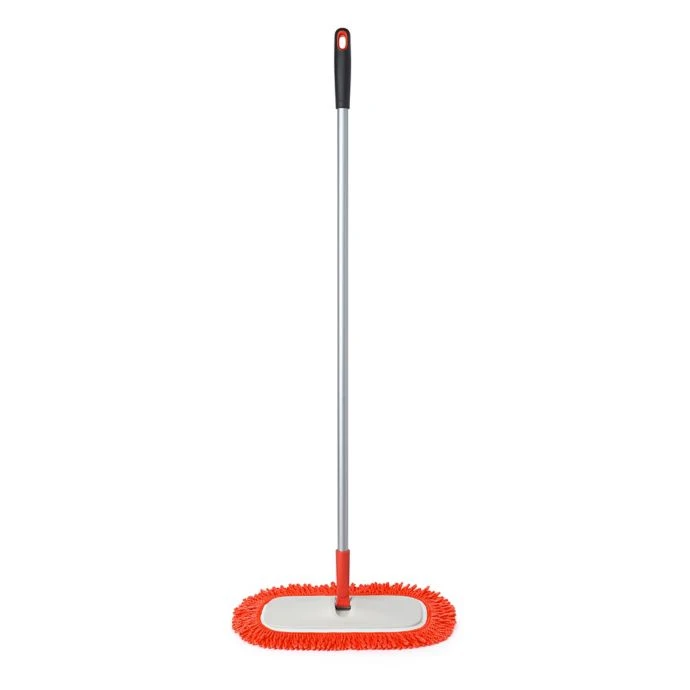 OXO Good Grips Microfiber Floor Duster In Orange Clean With OXO 1 OXO Good Grips Microfiber Floor Duster In Orange Clean With OXO