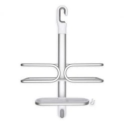 OXO Good Grips 2-Tier Shower Caddy In Aluminum OXO Shower & Bathroom