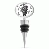 True Fabrications Wine Bottle Stoppers Engraved Grapes Enamel Bottle Stopper