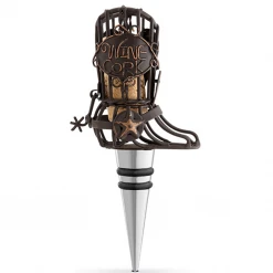 Epic Products Cowboy Boot Cork Cage Bottle Stopper Wine Bottle Stoppers