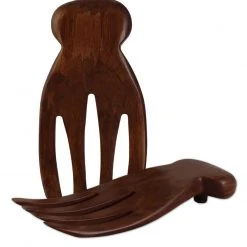 Tools & Utensils Totally Bamboo Edward Salad Hands Dark