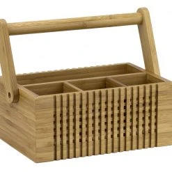Storage & Organization Totally Bamboo Lattice Flatware Caddy 8 Storage & Organization Totally Bamboo Lattice Flatware Caddy