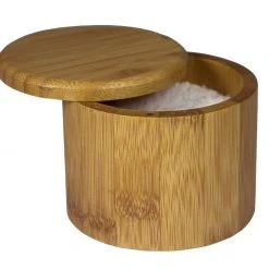 Totally Bamboo Round Salt Box Storage & Organization