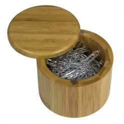 Totally Bamboo Round Salt Box Storage & Organization 6 Totally Bamboo Round Salt Box Storage & Organization