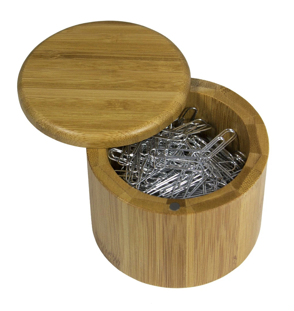 Totally Bamboo Round Salt Box Storage & Organization 3 Totally Bamboo Round Salt Box Storage & Organization