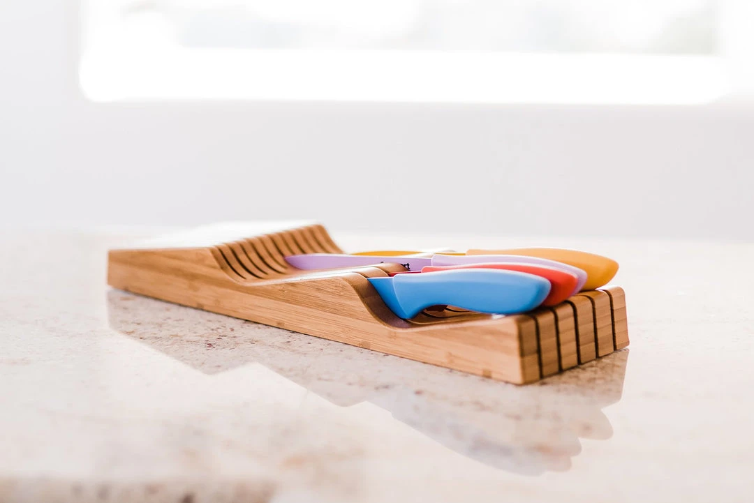 Totally Bamboo In-Drawer Knife Block 2 Totally Bamboo In-Drawer Knife Block