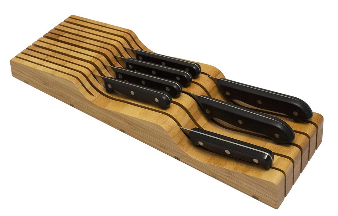 Totally Bamboo In-Drawer Knife Block 3 Totally Bamboo In-Drawer Knife Block