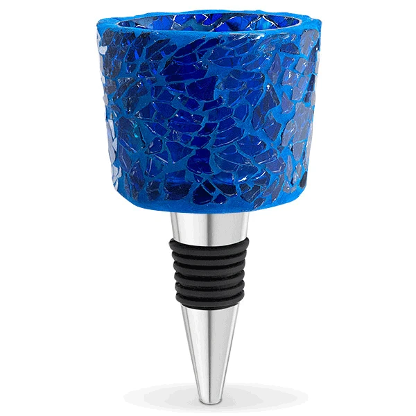 Epic Products Wine Bottle Stoppers Turquoise Mosaic Tealight Bottle Stopper 1 Epic Products Wine Bottle Stoppers Turquoise Mosaic Tealight Bottle Stopper