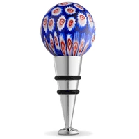 Epic Products Wine Bottle Stoppers Cobalt Mille Fleur Bottle Stopper 3 Epic Products Wine Bottle Stoppers Cobalt Mille Fleur Bottle Stopper