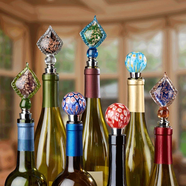 Epic Products Wine Bottle Stoppers Green Leaf Bottle Stopper 2 Epic Products Wine Bottle Stoppers Green Leaf Bottle Stopper