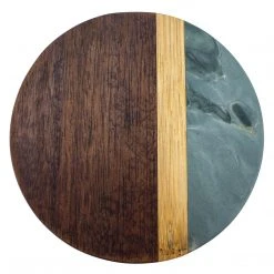 Storage & Organization Totally Bamboo Rock & Branch Series Slate And Acacia Salt & Storage Box