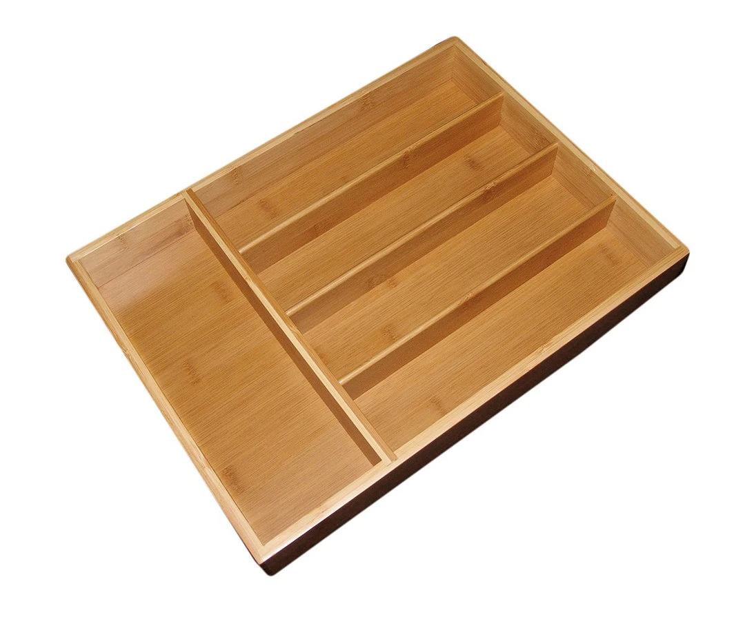 Totally Bamboo Small Cutlery Tray Storage & Organization 1 Totally Bamboo Small Cutlery Tray Storage & Organization