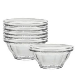 Duralex Picardie 9-Inch Bowls In Clear (Set Of 6)