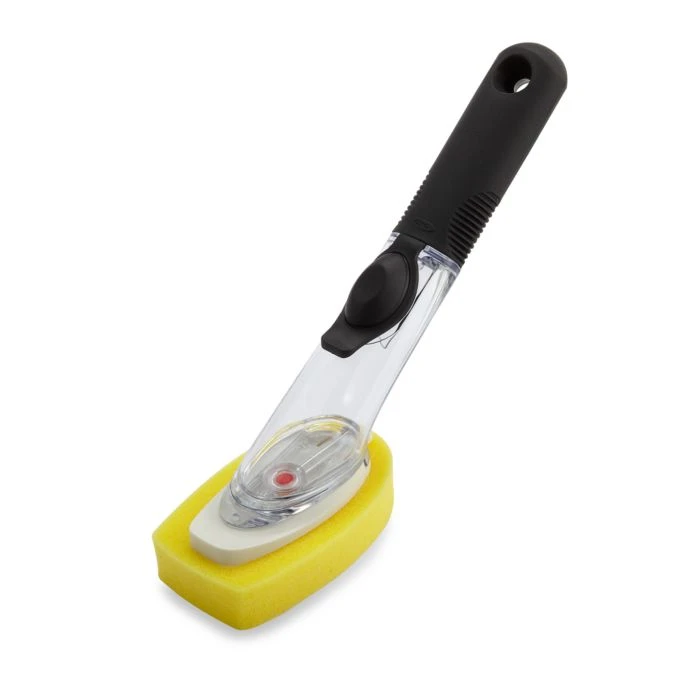 OXO Good Grips Soap Squirting Dish Scrub 1 OXO Good Grips Soap Squirting Dish Scrub