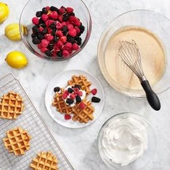 OXO Good Grips 3-Piece Clear Glass Mixing Bowl Set Cook With OXO