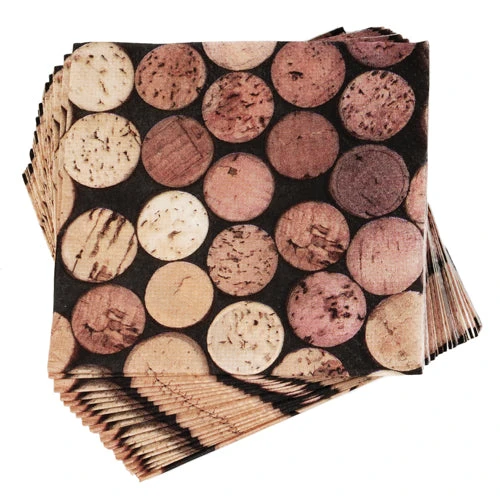 Wine Glass Accessories True Fabrications Corks Cocktail Napkins