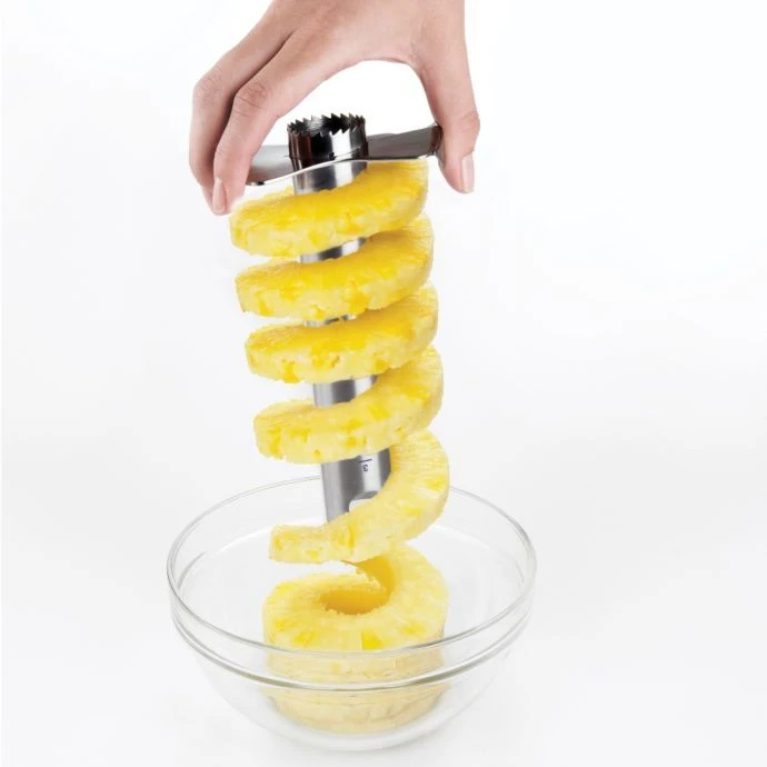 Cook With OXO OXO Good Grips Stainless Steel Ratcheting Pineapple Slicer 3 Cook With OXO OXO Good Grips Stainless Steel Ratcheting Pineapple Slicer