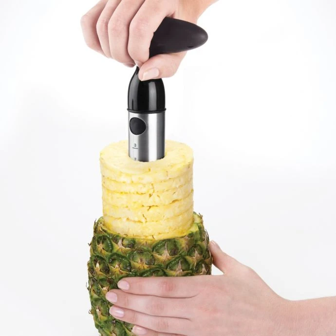 Cook With OXO OXO Good Grips Stainless Steel Ratcheting Pineapple Slicer 4 Cook With OXO OXO Good Grips Stainless Steel Ratcheting Pineapple Slicer