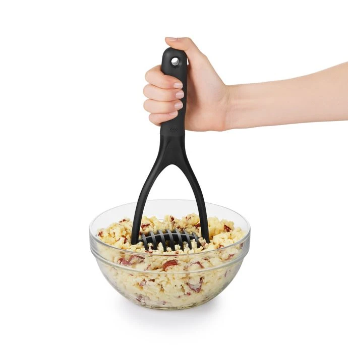 Cook With OXO OXO Good Grips Nylon Potato Masher In Black 2 Cook With OXO OXO Good Grips Nylon Potato Masher In Black