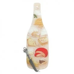Cheese/Cutting Boards True Fabrications Say Cheese! Glass Cheese Board