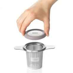 OXO Good Grips Stainless Steel Tea Infuser Basket In Black OXO Coffee & Beverage 6 OXO Good Grips Stainless Steel Tea Infuser Basket In Black OXO Coffee & Beverage