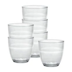 Duralex Gigogne 5 3/4-Ounce Glasses (Set Of 6) Duralex Glassware