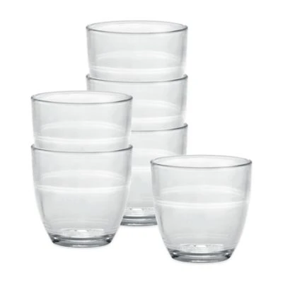 Duralex Gigogne 5 3/4-Ounce Glasses (Set Of 6) Duralex Glassware 1 Duralex Gigogne 5 3/4-Ounce Glasses (Set Of 6) Duralex Glassware