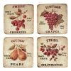 Wine Glass Accessories True Fabrications Vintage Sandstone Coasters
