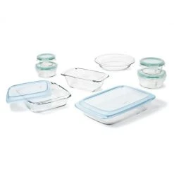 OXO Good Grips 14-Piece Glass Baking Dish Set With Lids Bake With OXO