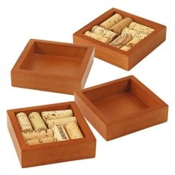 True Fabrications Wine Cork Coasters Kit Wine Glass Accessories