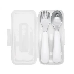OXO Tot Baby & Toddler OXO Tot On The Go Fork And Spoon Set With Travel Case In Pink