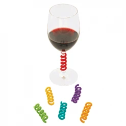 True Fabrications Assorted Wine Stem Charms 5 True Fabrications Assorted Wine Stem Charms