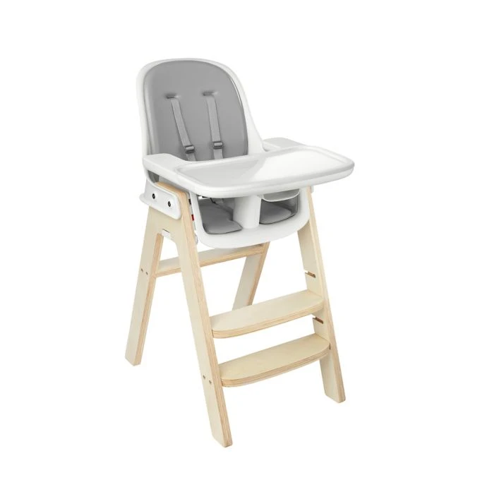 OXO Tot Sprout High Chair In Grey/Birch 1 OXO Tot Sprout High Chair In Grey/Birch