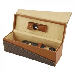 True Fabrications Madison Avenue Wine Bottle Box Wine Carry Bags