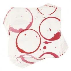 True Fabrications Wine Stain Cocktail Napkins Wine Glass Accessories