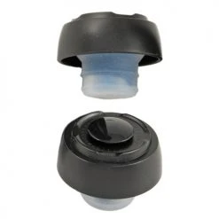 Wine Bottle Stoppers True Fabrications Black Vacuum Stopper Set