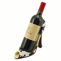 True Fabrications Black And White High Heel Bottle Holder Wine Racks & Holders