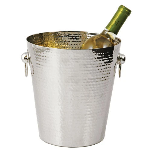 True Fabrications Hammered Metal Ice Bucket