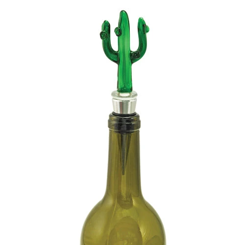 True Fabrications Glass Cactus Bottle Stopper 2 True Fabrications Glass Cactus Bottle Stopper