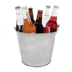True Fabrications Galvanized Ice Bucket Champagne Buckets/Wine Chillers