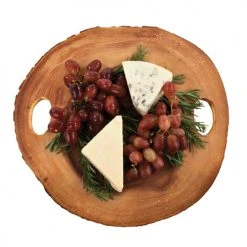 True Fabrications Wood Slice Cheese Board