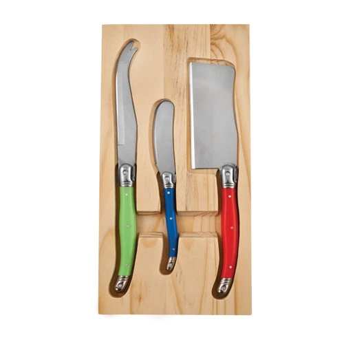 True Fabrications Fresco Enamel Cheese Knives Cheese/Cutting Boards 2 True Fabrications Fresco Enamel Cheese Knives Cheese/Cutting Boards