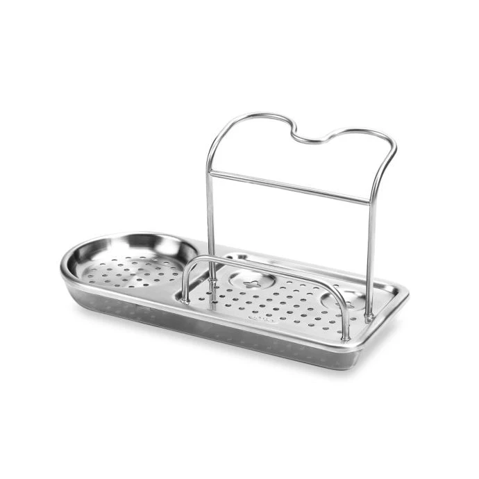 Organize With OXO OXO Good Grips Stainless Steel Sink Organizer 1 Organize With OXO OXO Good Grips Stainless Steel Sink Organizer