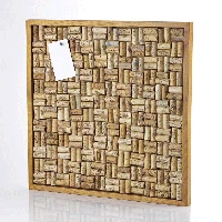 Wine Enthusiast Cork Presentation Large Work Cork Board Kit