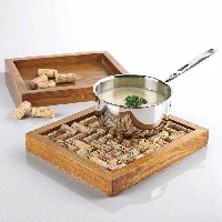 Wine Enthusiast Wine Cork Trivet Kit
