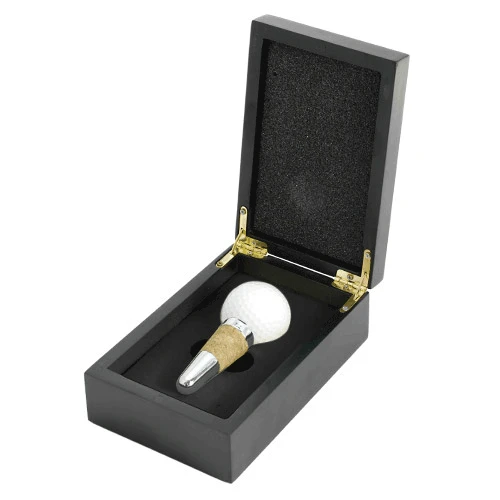 Wine Bottle Stoppers True Fabrications Golf Ball Stopper W/ Wooden Box 1 Wine Bottle Stoppers True Fabrications Golf Ball Stopper W/ Wooden Box