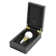 Wine Bottle Stoppers True Fabrications Golf Ball Stopper W/ Wooden Box