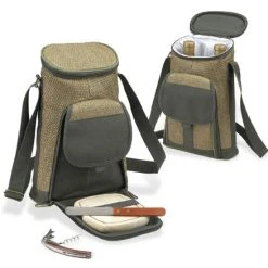 Picnic At Ascot Two Bottle Tote Wine Carry Bags
