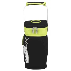 Picnic At Ascot Single Bottle Tote - Apple